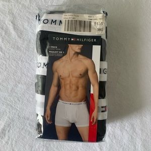 Tommy Hilfiger Men's 3Pk Cotton Trunk Boxer Underwear authentic brand new black